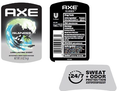 Label (Axe Islander Antiperspirant Deodorant   Artwork)